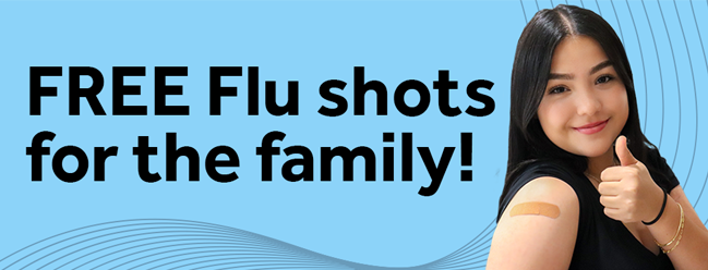 FREE Flu shots for the family